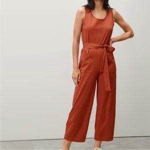 Everlane The Luxe Orange Jumpsuit